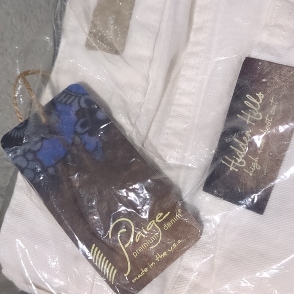 👖Paige Denim Hidden Hills Bootcut Jeans White 32 - Picture 5 of 5